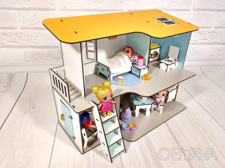 Двухэтажный пляжный домик - это современный, яркий, функциональный домик с лестн. . фото 1