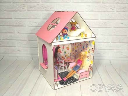 Деревянный домик для куклы Барби — это невероятно увлекательный конструктор, соб. . фото 1