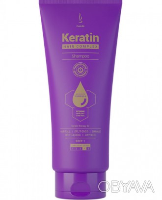 
Шампунь DuoLife Keratin Hair Complex Advanced Formula – это косметическое средс. . фото 1