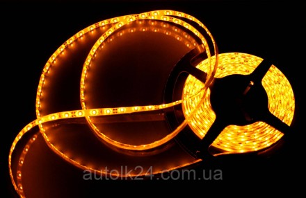 Светодиодная Led лента SMD 3528 24V (влагозащитная) Оранжевый, 1,5м. Житомир. фото 1 Светодиодная Led лента SMD 3528 24V (влагозащитная) Оранжевый, 1,5м. Житомир. фото 1
