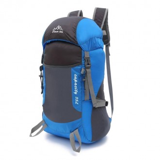 Рюкзак туристический складной 35 литры синий.. Львов. фото 1