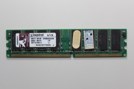 Оперативная Память (ОЗУ) Kingston DDR-200 256MB PC-3200 (KVR400X64C3A/256) 

П. . фото 2