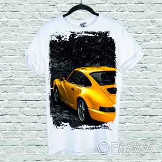 Футболка с печатью Car для мужчин
- К заказу доступны белые мужские футболки раз. . фото 1