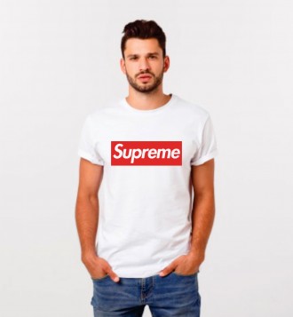 Футболка мужская с принтом Supreme. Київ. фото 1 Футболка мужская с принтом Supreme. Київ. фото 1