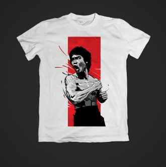 Футболка мужская с принтом Bruce Lee. Киев. фото 1 Футболка мужская с принтом Bruce Lee. Киев. фото 1