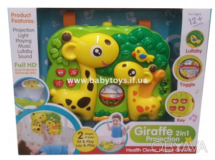 
Проектор 2 в1 Музична жирафа 35813 Детальніше тут: https://babytoys.if.ua/proie. . фото 1