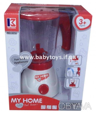 
Блендер (реалістичні звуки, підсвітка) 3212 Детальніше тут: https://babytoys.if. . фото 1