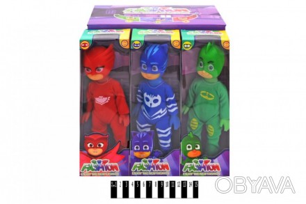 
Герої PJ Masks (коробка, 9шт) PL044 р.27,5*18,5*27,5см. Детальніше тут: https:/. . фото 1