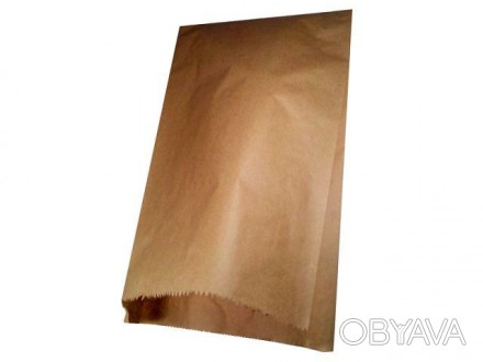 Бумажные пакеты для продуктов Материал: крафт бумага бурая или белая Плотность 3. . фото 1