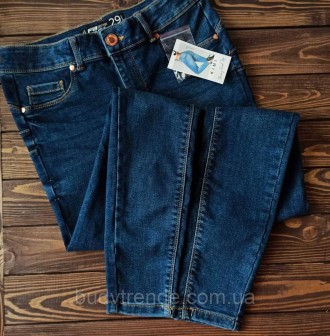 
Женские брендовые джинсы классические зауженные FB Sister Skinny Push UP 98% хл. . фото 3