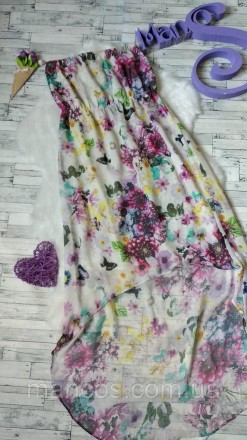 Летнее платье Accessorize женское без бретелек цветы шифон размер 44 S. Кривой Рог. фото 1 Летнее платье Accessorize женское без бретелек цветы шифон размер 44 S. Кривой Рог. фото 1
