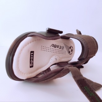 Спортивные кожаные сандалии от проверенного производителя EeBb мальчикам
Артикул. . фото 5