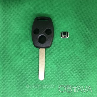 Корпус авто ключа для Honda Civic,CRV, Jazz, HRV (Хонда) - 3 кнопки. . фото 1