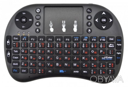 Беспроводная русская мини клавиатура с тачпадом UKC i8 станет отличным помощнико. . фото 1