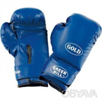 Боксерские перчатки "GOLD" GREEN HILL 12 OZ искусственная кожа
 
Боксерские трен. . фото 1