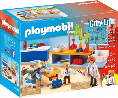 Конструктор PLAYMOBIL класс химии Chemistry Class. Геническ. фото 1 Конструктор PLAYMOBIL класс химии Chemistry Class. Геническ. фото 1