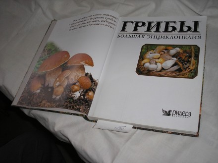 Продаю новую большую цветную энциклопедию грибов.И их подробное описание.. . фото 3