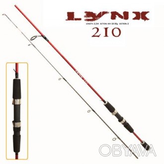 Спиннинг "Lynx" 2,1м 10-30г 2к, FF23631. . фото 1