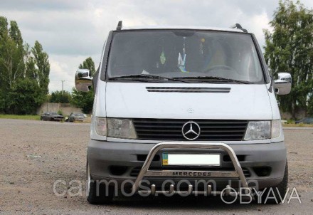 Кенгурятник отличный способ тюнинговать Mercedes Vito 638. 
Кенгурятник имеет на. . фото 1