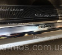 Накладки на пороги Renault trafic (Рено трафик), нерж.. Киев. фото 1