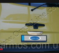 Накладка на планку багажника (над номером) Opel Vivaro 
 У автомобиля Opel Vivar. . фото 3