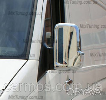 Накладки на зеркала Volkswagen crafter (фольксваген крафтер) ( 2 шт. ABS.)
 
Хро. . фото 1