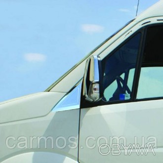 Накладка на стекло "косынку" Volkswagen Crafter (нерж.)
Предайте своему автомоби. . фото 1