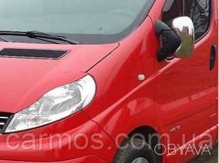 Накладки на зеркала Opel Vivaro (Опель Виваро) ( 2 шт. ABS- пластик.) Зеркала ав. . фото 1