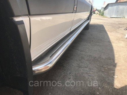 Пороги боковые Mercedes sprinter 906 (мерседес спринтер 906) нерж. premium d60mm. Киев. фото 1 Пороги боковые Mercedes sprinter 906 (мерседес спринтер 906) нерж. premium d60mm. Киев. фото 1