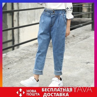 Нарядные джинсы для вашей модницы.
Высокое качество материалов и пошива обеспеча. . фото 1
