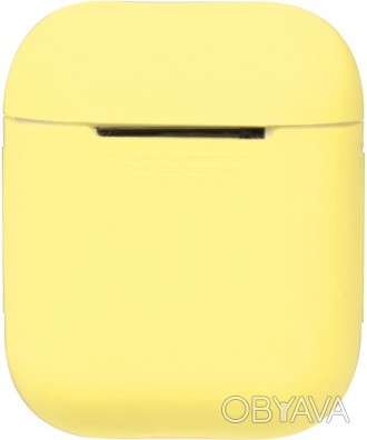 Чехол TOTO 1st Generation Without Hook Case AirPods Yellow. . фото 1