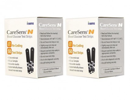 Тест-полоски Каре Сенс Н (CareSens N iSens) №50 - 2 уп. (100 шт.). Одесса. фото 1 Тест-полоски Каре Сенс Н (CareSens N iSens) №50 - 2 уп. (100 шт.). Одесса. фото 1