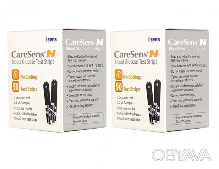 
Тест полоски CareSens N – современное решение для контроля сахара в домашних ус. . фото 1