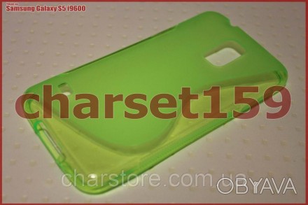 Чехол на Samsung Galaxy S5 i9600   тип: бамперцвет: зеленый рисунок: текстурная . . фото 1