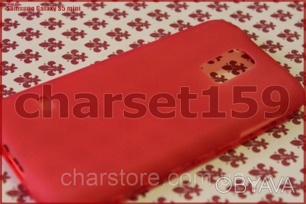 Чехол для Samsung Galaxy S5 mini   Рисунок: нет Цвет: красный Тип: чехол бампер . . фото 1