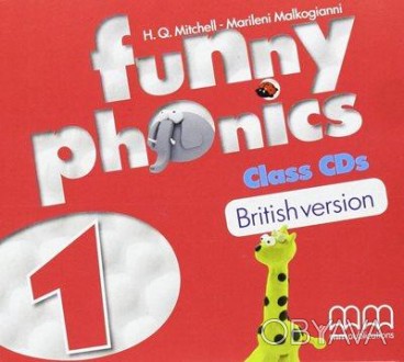 Funny Phonics 1 Class CDs
Аудіо диски
 Funny Phonics знайомить юних учнів зі зву. . фото 1