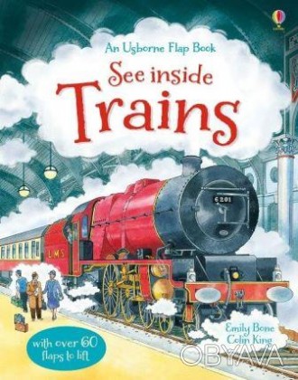 See inside Trains
 Ця захоплююча книга розповість дітям про історію поїздів: від. . фото 1
