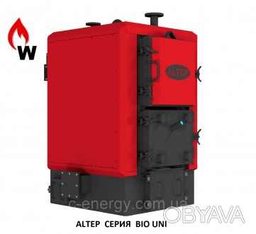 Котел универсальный отопительный Альтеп BIO UNI 100 кВт ( Работающий на щепе)
. . фото 1