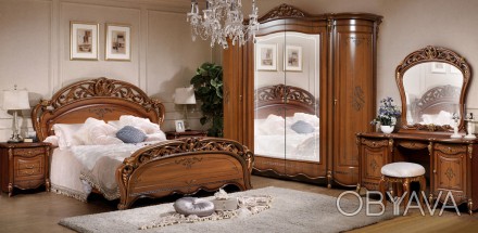 Предлагаем эксклюзивную спальню в классическом стиле от фабрики Слониммебель (Бе. . фото 1
