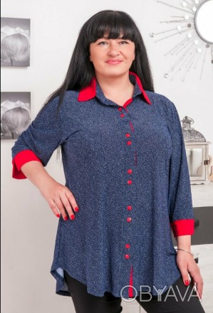 Женская рубашка большого размера под джинс купить в интернет магазине
Рекомендуе. . фото 1