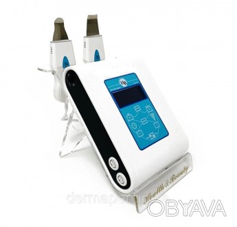 Ультразвуковой аппарат для чистки лица с двумя лопатками НВ 101-С - профессионал. . фото 1