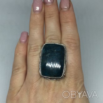 Предлагаем Вам купить кольцо с натуральным апатитом в серебре Индия.
Размер 17,2. . фото 1