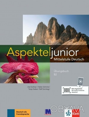 Аspekte junior. Mittelstufe Deutsch. Übungsbuch B2
Робочий зошит
 Aspekte junior. . фото 1