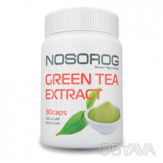 
Nosorog Green Tea + Vit C - капсульований екстракт зеленого чаю, збагачений віт. . фото 1
