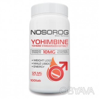
Nosorog Yohimbine 100 таб блокує альфа-адренергічні рецептори, дозволяючи орган. . фото 1