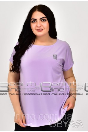 Женская футболка-туника большого размера. Длина изделия: 70см.
Материал: трикота. . фото 1