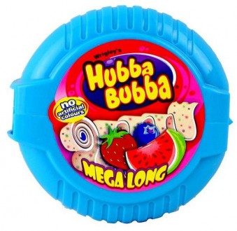 Жевачка Hubba Bubba Blue (земляника-арбуз). Київ. фото 1 Жевачка Hubba Bubba Blue (земляника-арбуз). Київ. фото 1