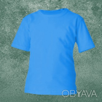 Детская футболка голубая данной модели изготовлена из современного материала Кул. . фото 1