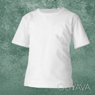 Детская футболка белая данной модели изготовлена из современного материала Кулир. . фото 1