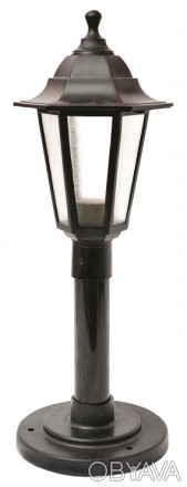 
Уличный фонарь Бри Классик 0.8 м черного цвета с прозрачным стеклом - плафон св. . фото 1